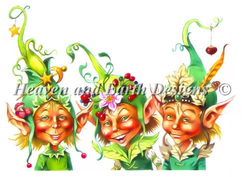 Elves in Fancy Hats - Click Image to Close